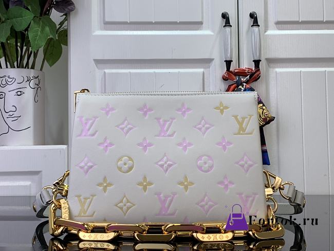 Fortok Louis Vuitton Coussin BB Bag White/Pink M11727 21x16x7cm - 1