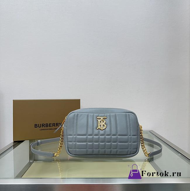 Fortok Burberry Lola Camera Bag Grey 24x6x15cm - 1