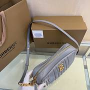 Fortok Burberry Lola Camera Bag Grey 24x6x15cm - 6