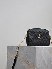 Fortok Saint Laurent Gaby Quilted Lambskin Chain Bag Black 733667 19x3x3.5cm  - 4