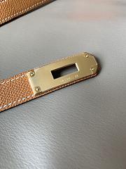 Fortok Hermes Classic 1.8 Kelly Epsom Calfskin Belt Brown - 6