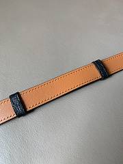 Fortok Hermes Classic 1.8 Kelly Epsom Calfskin Belt Black - 4