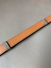 Fortok Hermes Classic 1.8 Kelly Epsom Calfskin Belt Grey - 5