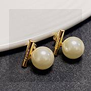 Fortok Celine Metal With Pearl Earrings - 3
