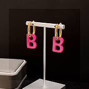 Fortok Balenciaga Earrings Pink / Green - 1