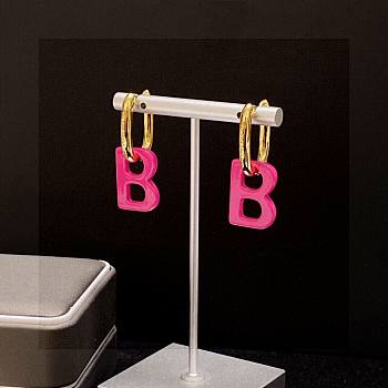 Fortok Balenciaga Earrings Pink / Green