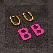 Fortok Balenciaga Earrings Pink / Green - 6