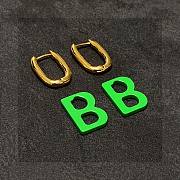 Fortok Balenciaga Earrings Pink / Green - 2