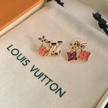 Fortok Louis Vuitton 2024 Classic Old Flower Earrings