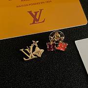 Fortok Louis Vuitton 2024 Classic Old Flower Earrings - 5