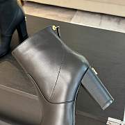 Fortok Chanel Lambskin Black Short Boots - 5