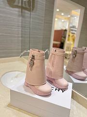 Fortok Givenchy Shark Lock Biker Boots Light Pink - 1