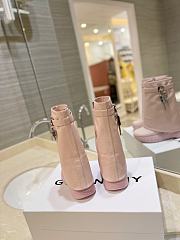 Fortok Givenchy Shark Lock Biker Boots Light Pink - 2