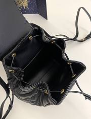 Fortok Dior Caro Backpack Black 20x8x18cm - 4