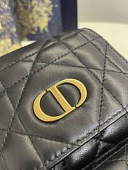 Fortok Dior Caro Backpack Black 20x8x18cm - 2