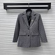 Fortok Gucci 2024 Full-print Jacquard Suit Jacket - 1