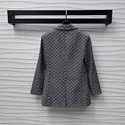 Fortok Gucci 2024 Full-print Jacquard Suit Jacket - 3