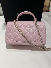 Fortok Chanel Classic CF Mini Flap Handle Bag 20x13x9cm - 3