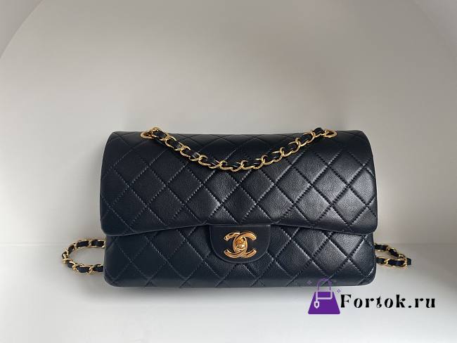 Fortok Chanel Vintage CF Bag Black 26cm - 1