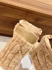 Fortok Dior Frost Fur Ankle Boot Beige - 5