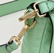 Fortok Fendi Baguette FF Logo Bag in Green 26x5x13cm - 6