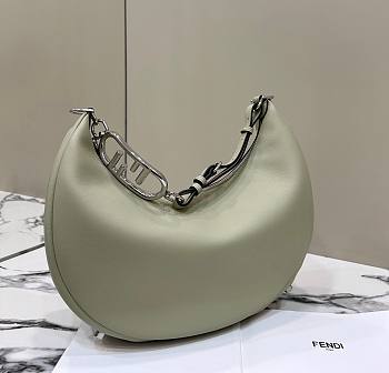 Fortok Fendi Fendigraphy Bag in Light Green 80136L 36x30x11cm