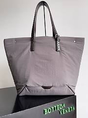 Fortok Bottega Veneta Crossroad Buckle Tote Bag Grey 776201 58x40x20cm - 1
