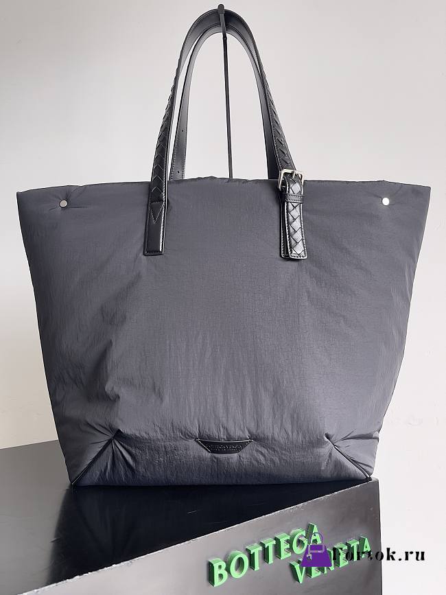 Fortok Bottega Veneta Crossroad Buckle Tote Bag Black 776201 58x40x20cm - 1
