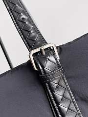 Fortok Bottega Veneta Crossroad Buckle Tote Bag Black 776201 58x40x20cm - 5