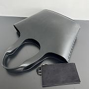 Fortok Bottega Veneta Medium Creek Tote Handbag Black 778307 32.5x16.5cm - 2