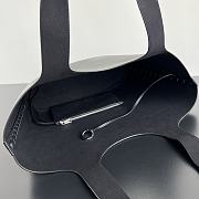 Fortok Bottega Veneta Medium Creek Tote Handbag Black 778307 32.5x16.5cm - 4