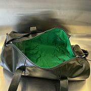 Fortok Bottega Veneta Leather Travel Bag Dark Green 731192 49x22x21.5cm - 4