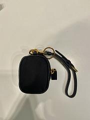 Fortok Prada Re-Edition Re-Nylon Mini Pouch Black 1TT200 7.5x6x2.5cm - 4