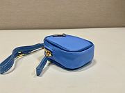 Fortok Prada Re-Edition Re-Nylon Mini Pouch Blue 1TT200 7.5x6x2.5cm - 6