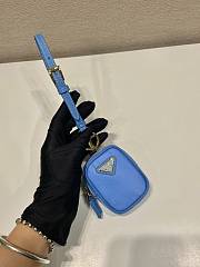 Fortok Prada Re-Edition Re-Nylon Mini Pouch Blue 1TT200 7.5x6x2.5cm - 2