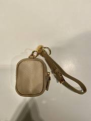 Fortok Prada Re-Edition Re-Nylon Mini Pouch Beige 1TT200 7.5x6x2.5cm - 3