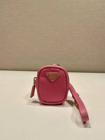 Fortok Prada Re-Edition Re-Nylon Mini Pouch Pink 1TT200 7.5x6x2.5cm