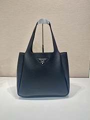 Fortok Prada Black Leather Tote Bag 1BG338 32x27x14cm - 1