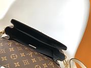 Fortok Louis Vuitton Pochette Métis Bag Brown & White M45152 25x19x7cm  - 4