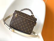 Fortok Louis Vuitton Pochette Métis Bag Brown & White M45152 25x19x7cm  - 5