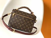 Fortok Louis Vuitton Pochette Métis Bag Brown & Orange M43984 25x19x7cm  - 5