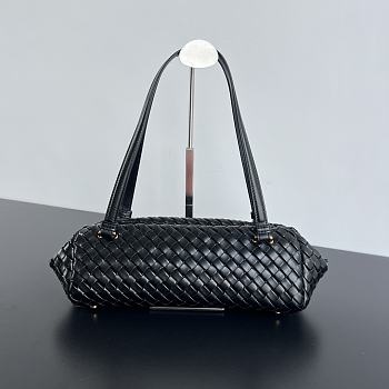 Fortok Bottega Veneta Let’s go Shoulder Bag Black 796258 37x13x11.5cm