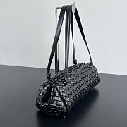 Fortok Bottega Veneta Let’s go Shoulder Bag Black 796258 37x13x11.5cm - 6