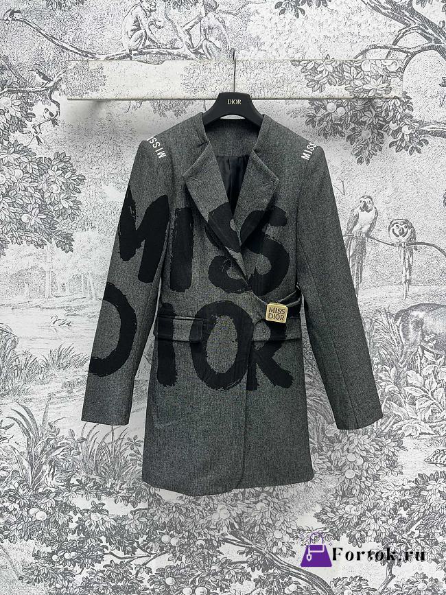 Fortok Dior Lapel Suit Belt Jacket - 1