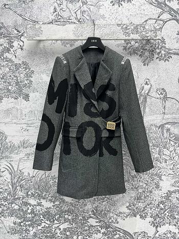 Fortok Dior Lapel Suit Belt Jacket