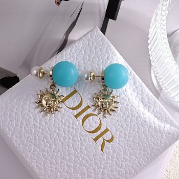 Fortok Dior Tribales Dioriviera Earrings Blue