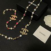 Fortok Chanel Pearl Double C Necklace  - 6