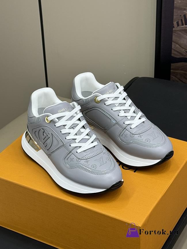 Fortok Louis Vuitton 24 Runaway Sneakers Grey - 1