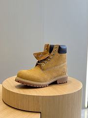 Fortok Louis Vuitton  x Timberland Old Flower Ankle Boots Beige - 5