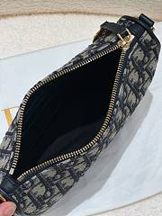 Fortok Dior Callisto Hobo Bag Blue & Beige 29x4x14cm  - 2